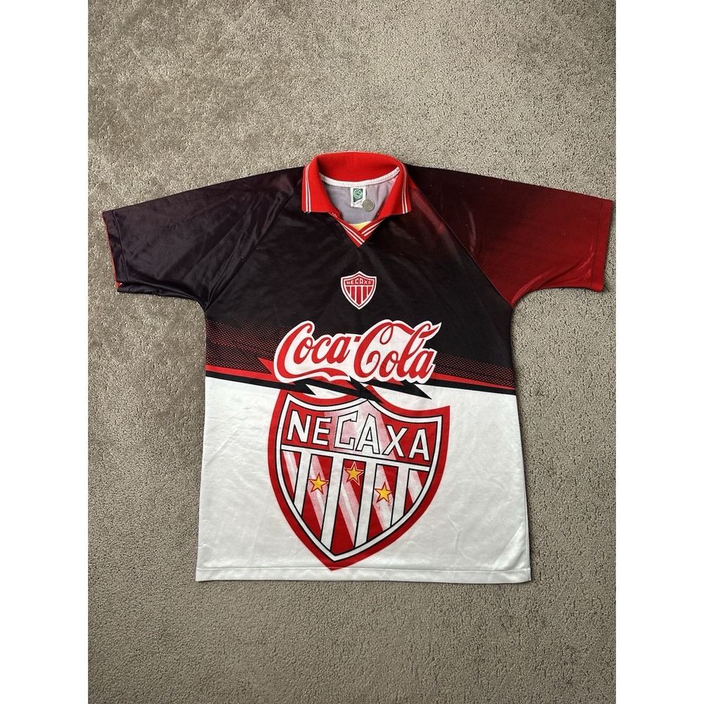 Vintage Mens Soccer Jersey 90s CLUB NECAXA #19 MEXICAN FOOTBALL, Size L